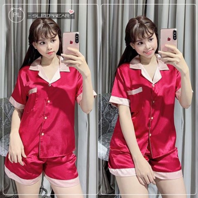 Bộ đùi  lụa phối cổ | BigBuy360 - bigbuy360.vn