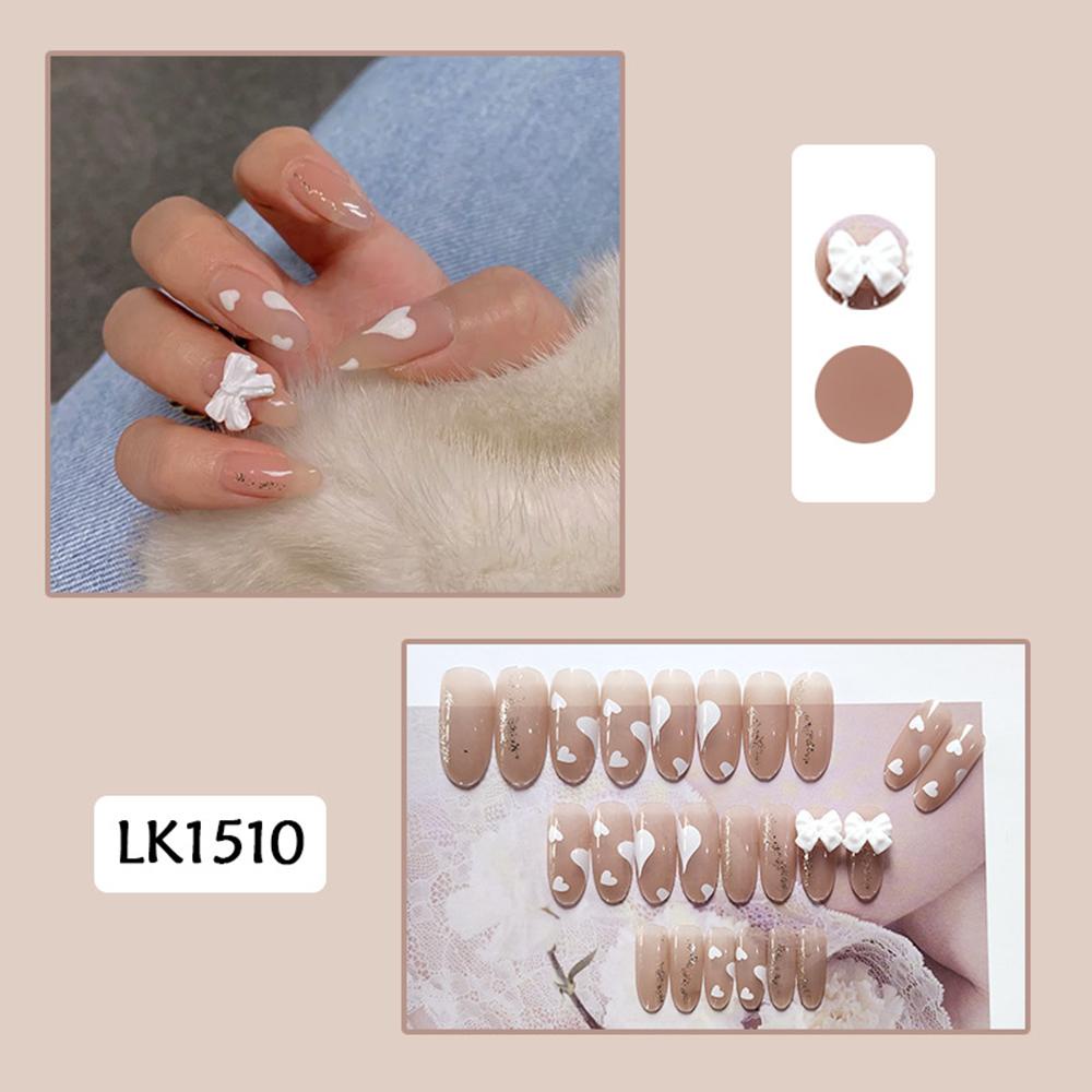 MIHAN1 Hộp 24 Móng Tay Giả Thời Trang