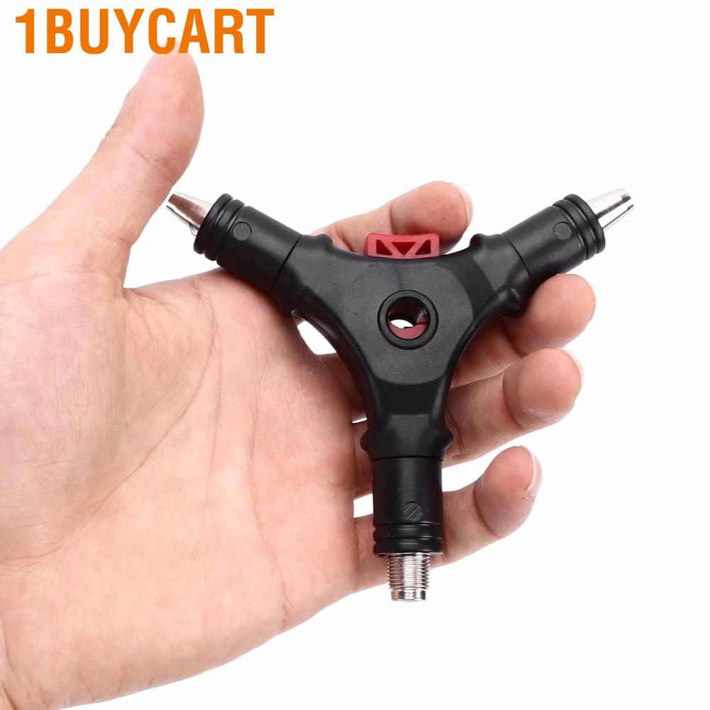 1buycart 4 In 1 F Connector Wire Stripper Compression Tool For RG59 RG6 Coaxial Cable