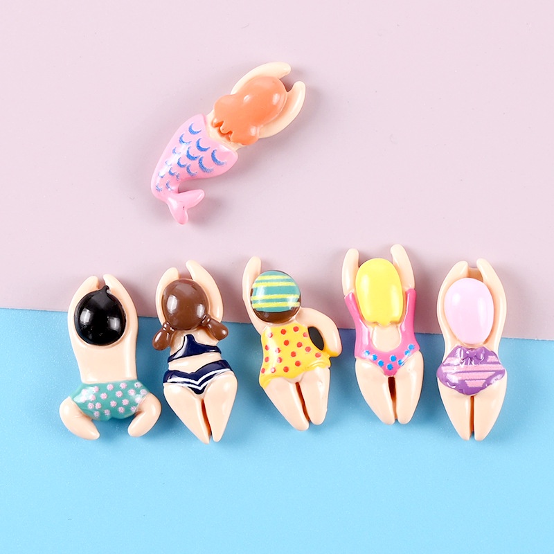Mô hình 01 Người mặc đồ bơi dùng trang trí bể cá thủy sinh Charm Slime