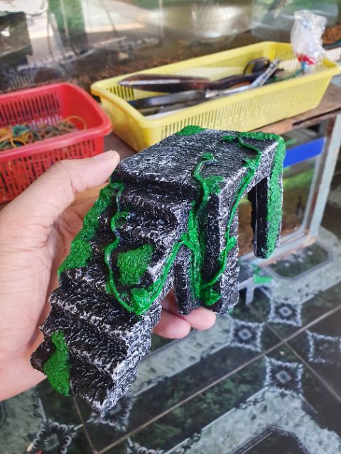 CẦU TRANG TRÍ HỒ CÁ NON BỘ 16x7x8cm