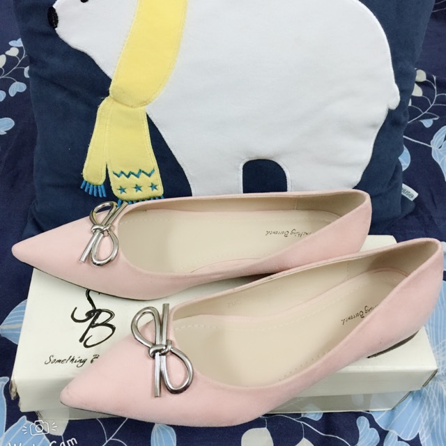 GIÀY BỆT DA LỘN HỒNG NUDE