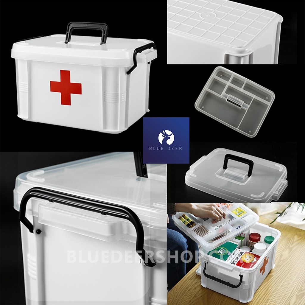 Hộp Đựng Thuốc Y Tế Gia Đình - để Xe Oto