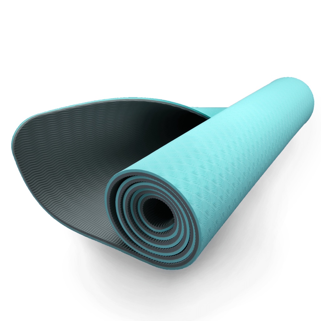 Thảm Tập Yoga Johnson (Yoga Mat) Tập Gym Cao Cấp 2 Lớp Dày 6mm