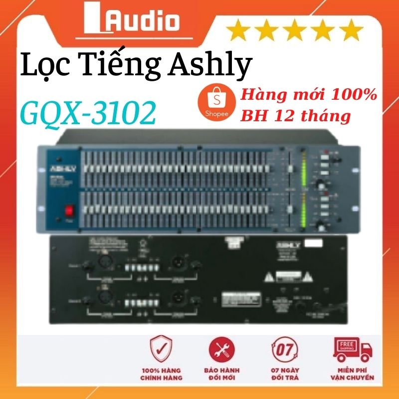 Lọc Xì Lọc Tiếng Equalizer Ashly GQX-3102 Chính Hãng | Nhập Khẩu - Hàng mới 100% - Bảo Hành 1 Năm