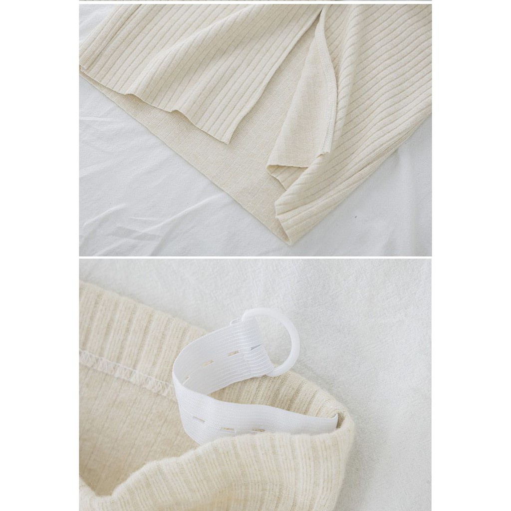 Chân Váy Dệt Kim Dáng Dài Thời Trang Thu Đông Cho Phụ Nữ Mang Thai