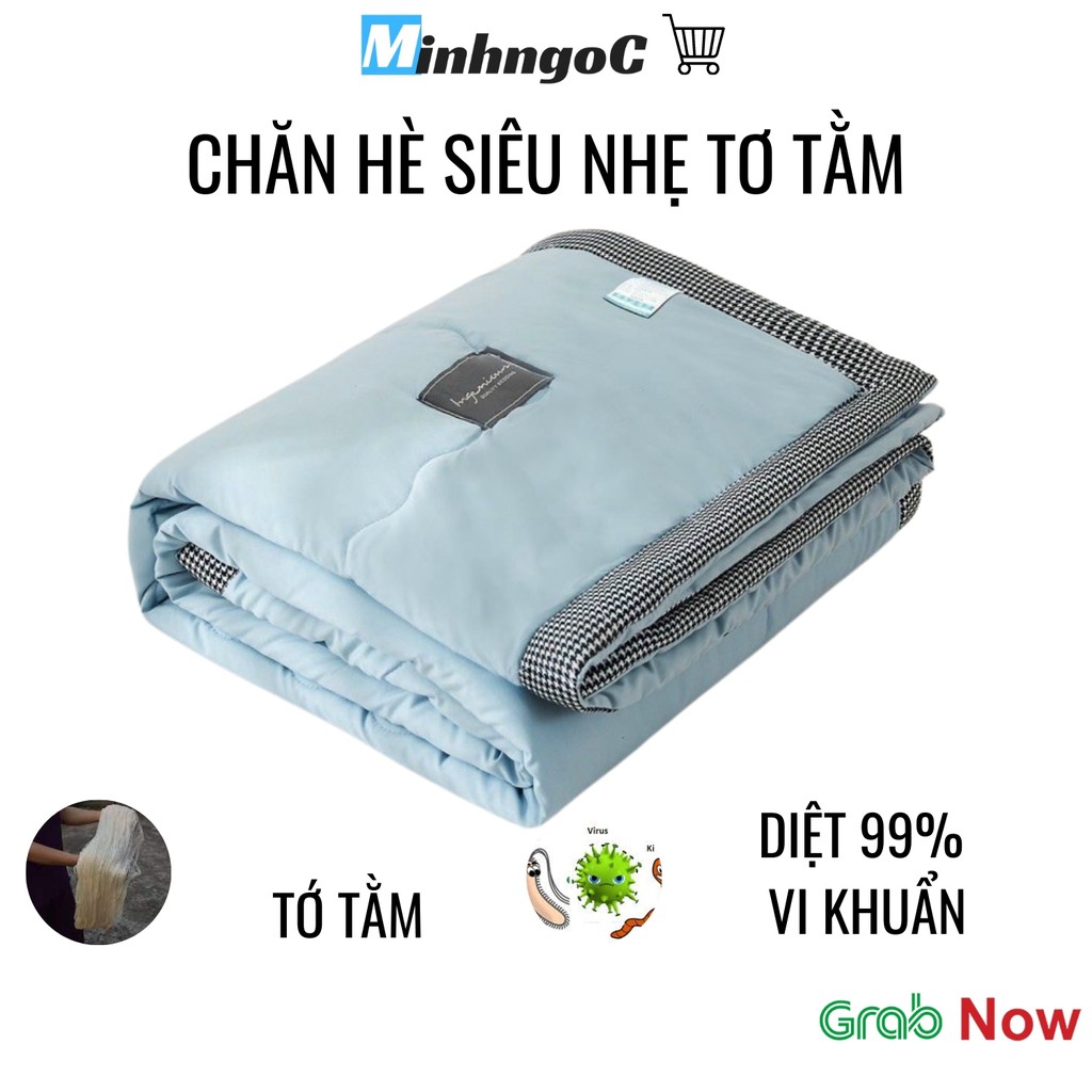 Chăn hè siêu nhẹ - Chăn tơ tằm Canada cao cấp thiết kế sang trọng - Siêu Thị Minh Ngọc