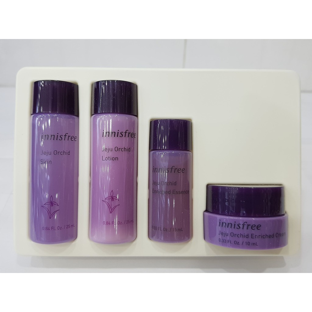 Bộ Dưỡng Da Mini Chống Lão Hóa Hoa Lan Innisfree Jeju Orchid Special Kit