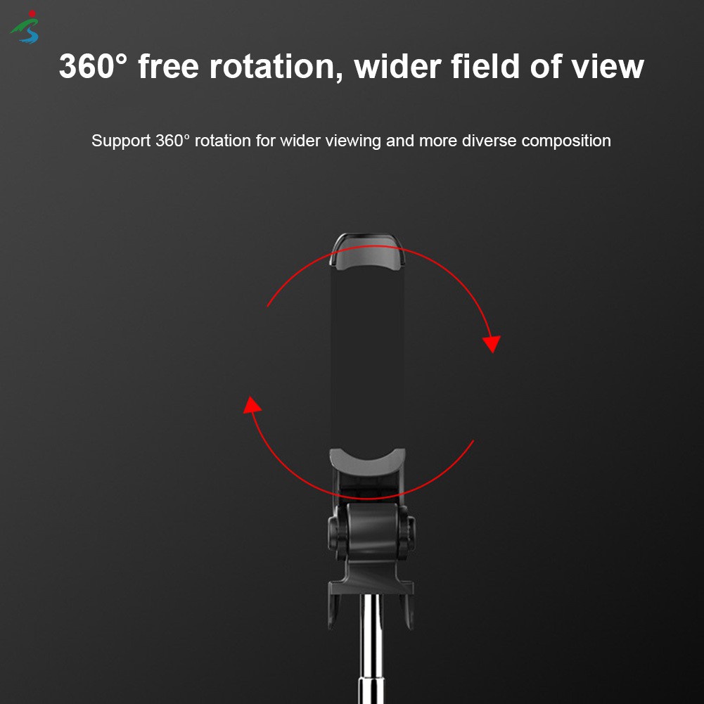 Gậy Tự Sướng Xoay 360 Độ Có Điều Khiển Bluetooth Cho Điện Thoại | BigBuy360 - bigbuy360.vn