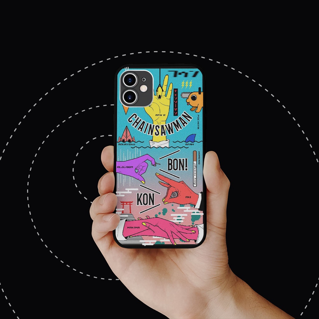 Ốp điện thoại Aki triệu hồi Quỷ Chainsaw Man cho Iphone 6 7 8 Plus 11 12 13 Pro Max X Xr TCSMPOD0000027