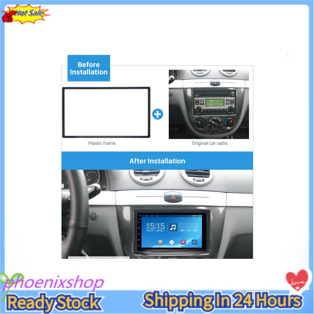 Khung Viền Máy Phát Dvd Radio Màn Hình 7in 2din Cho Xe Hơi Honda Fit 2007-2013