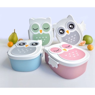 Hộp Cơm Hộp Đựng Cơm Cú Mèo Dễ Thương Hộp Cơm Học Sinh