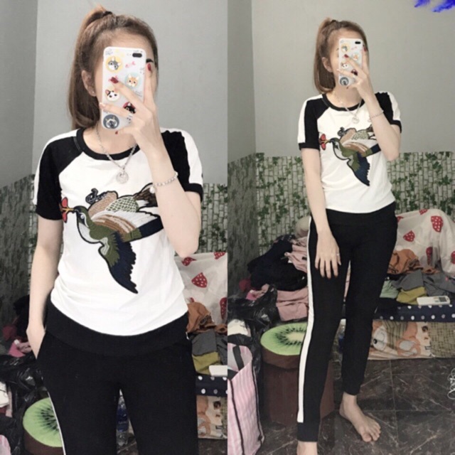 bộ thun mặc nhà (4 bộ si)