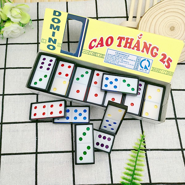 Bộ đồ chơi cờ Domino bằng nhựa ✓Giá rẻ ✓Vui nhộn