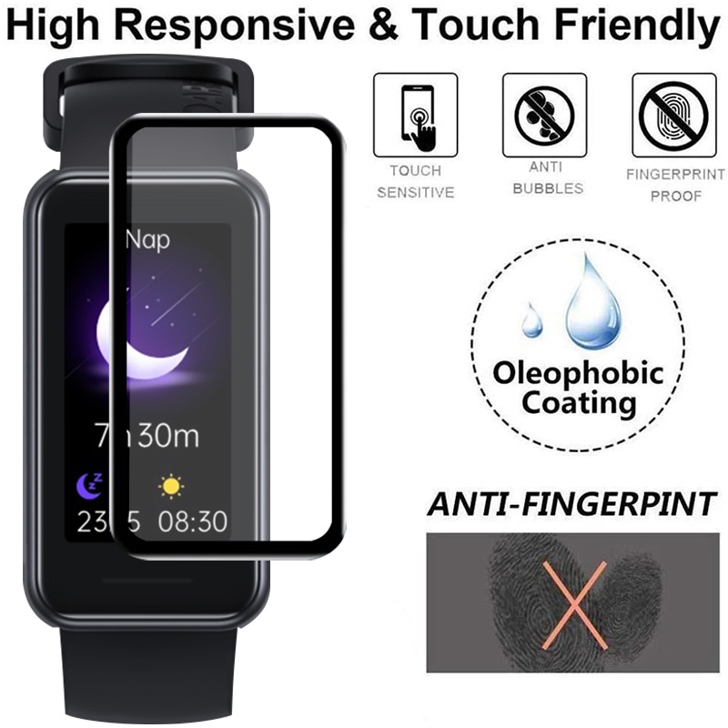 Miếng Dán 3D Cạnh Mềm Chống Trầy Bảo Vệ Màn Hình Cho Realme Band 2 Smart Band