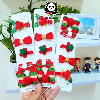 Set 5 Kẹp tóc NOEL xinh xắn - Quà Tặng NOEL
