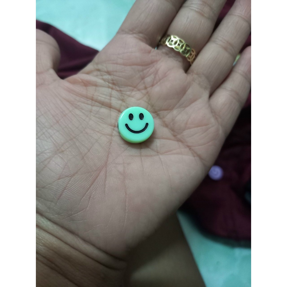 2-5 viên măt cười nhựa đủ màu làm vòng tay hanmade size 16mm