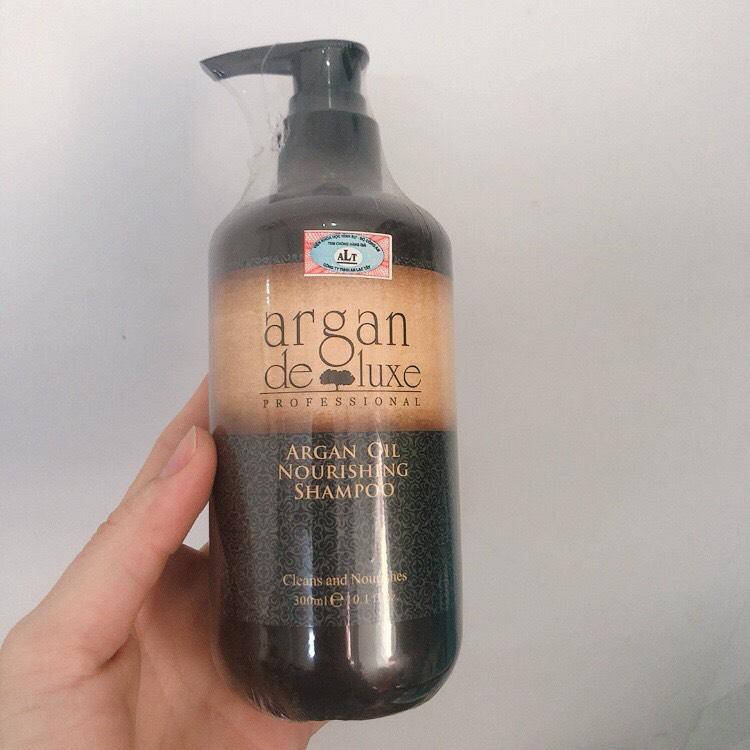 Dầu gội phục hồi tóc hư tổn Argan Deluxe Shampoo 300ml