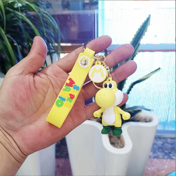 Móc Khóa Cao Cấp Hình Mario Cute phụ kiện Túi Xách dễ thương -Minkey