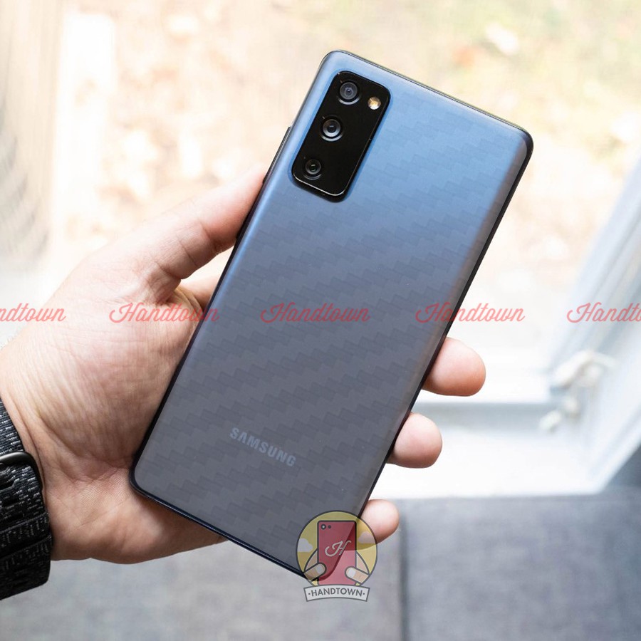 Miếng Dán Lưng Cacbon Samsung Galaxy S20 FE S20 FE 5G S20FE Không Full Viền Bảo Vệ Mặt Lưng Máy Khỏi Bụi Bẩn Chống Xước