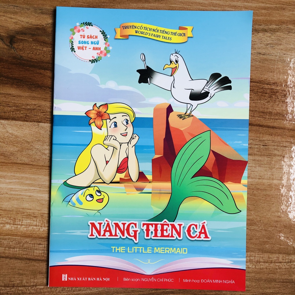 Sách Truyện cổ tích Việt Nam chọn lọc - Thế giới chọn lọc - Tranh truyện thiếu nhi chọn lọc (Song ngữ Anh - Việt)