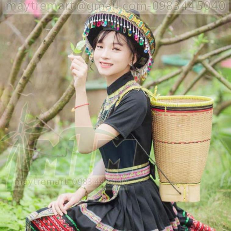 Xưởng SX- Gùi dân tộc tây nguyên/gùi mây tre -Tre Việt