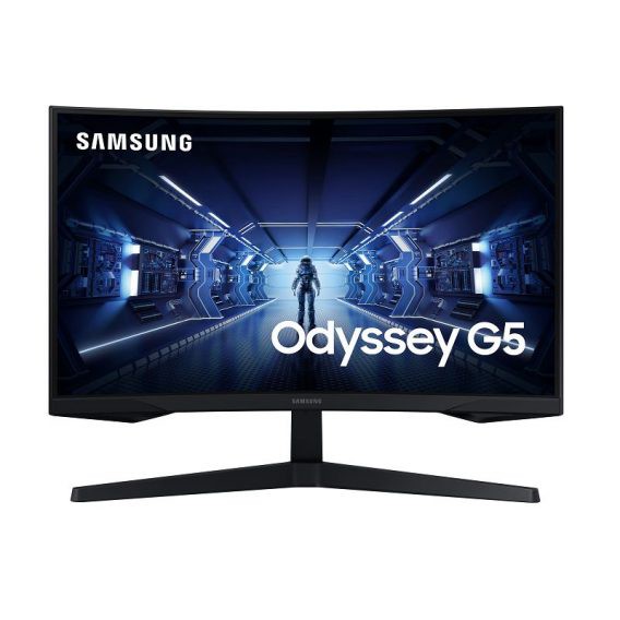 Màn hình cong Samsung Odyssey G5 LC32G55TQWEXXV 32″ QHD 144Hz 1ms FreeSync - tặng cáp chuyển USB Type C sang HDMI