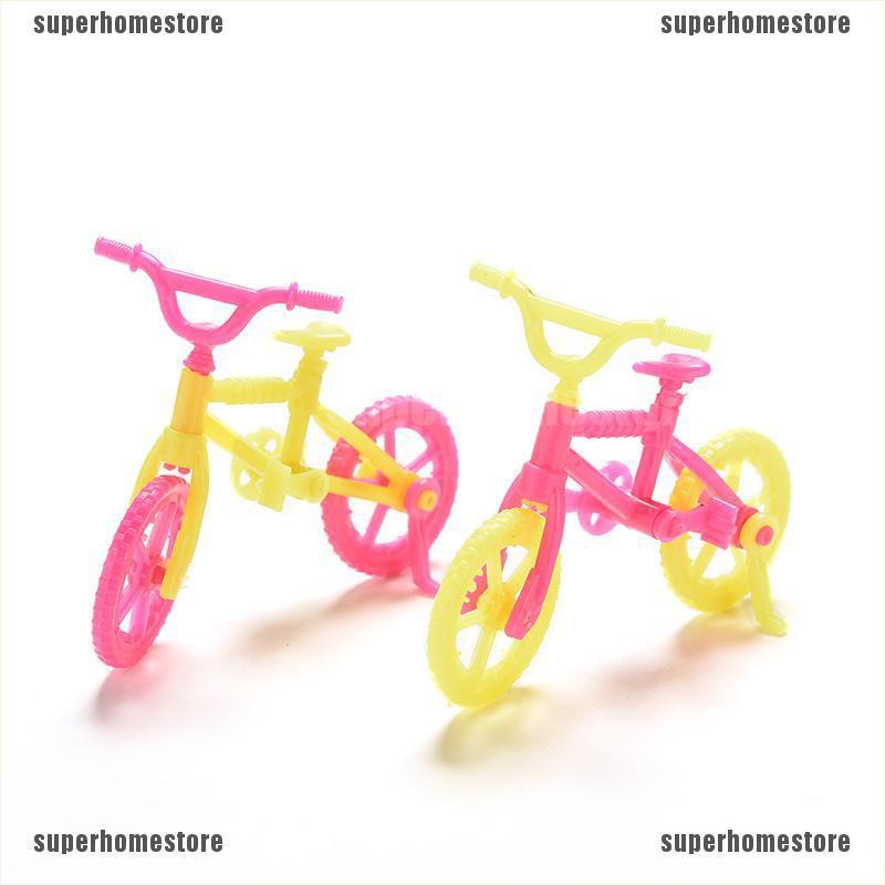 Set 2 / 5 / 10 Xe Đạp Đồ Chơi Mini Cho Búp Bê