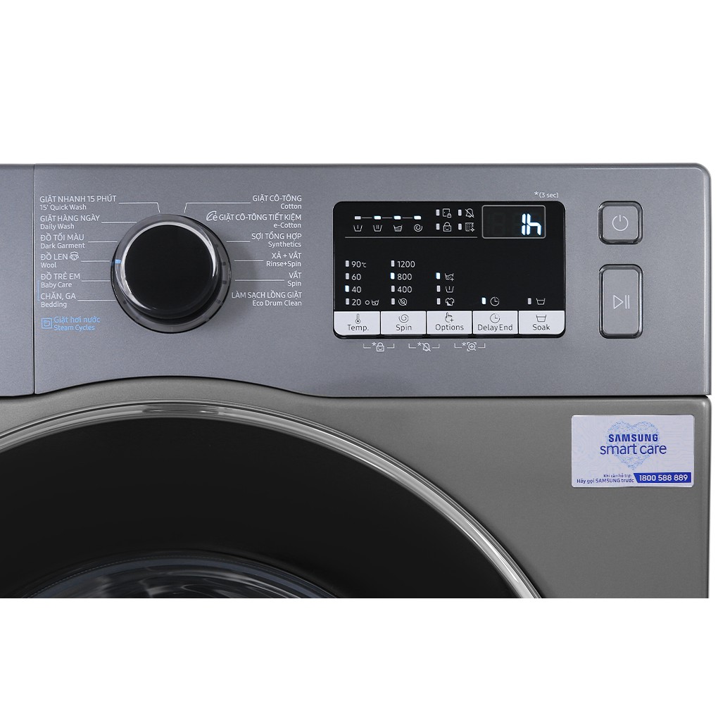 WW85J42G0BX - MIỄN PHÍ CÔNG LẮP ĐẶT - Máy giặt Samsung Inverter 8.5 kg WW85J42G0BX/SV - HỒ CHÍ MINH