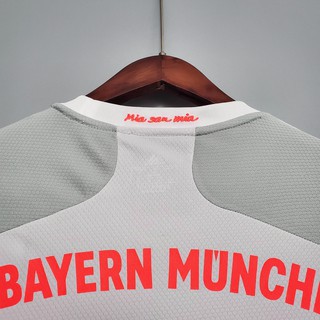 Bộ quần áo bóng đá clb Bayern Munich trắng sân khách mùa 2020-2021,bộ thể thao hàng thái lan cao cấp