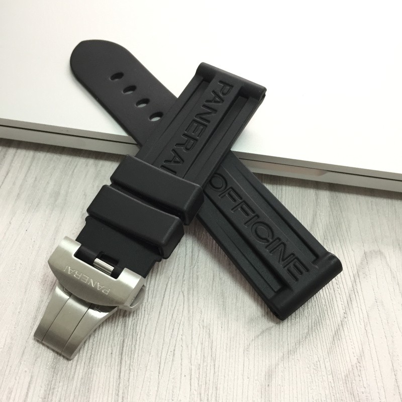 Dây đeo silicon cao su tự nhiên Panerai PAM thay thế 22 24mm Biển béo PAM368 / 389 / 111 / 351