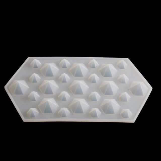 Khuôn silicone tạo hình kim cương nhiều kích cỡ