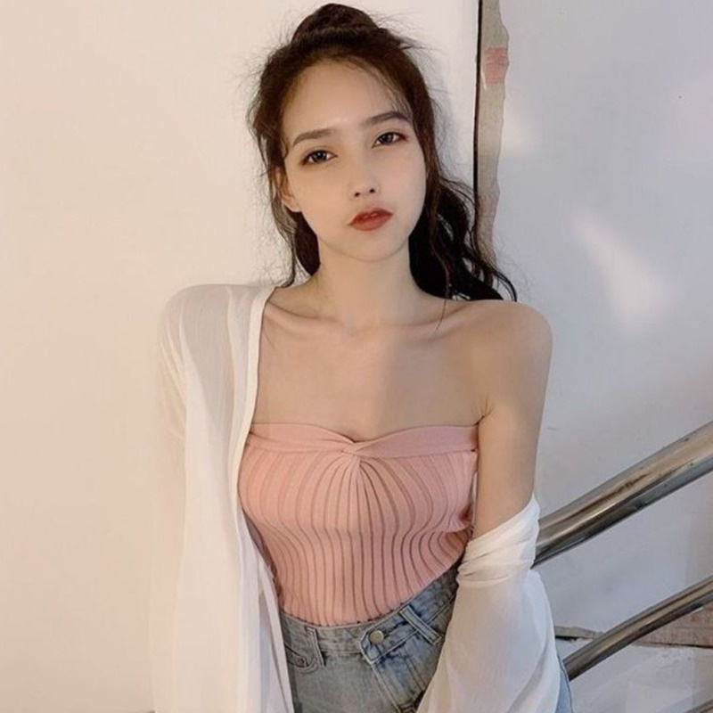 Áo Ống Dệt Kim Thời Trang Mùa Hè Cho Nữ | BigBuy360 - bigbuy360.vn
