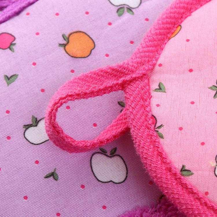 Khăn Lau Tay Treo Tường Vải Lông Cừu San Hô Mềm Mại Thấm Hút Tốt