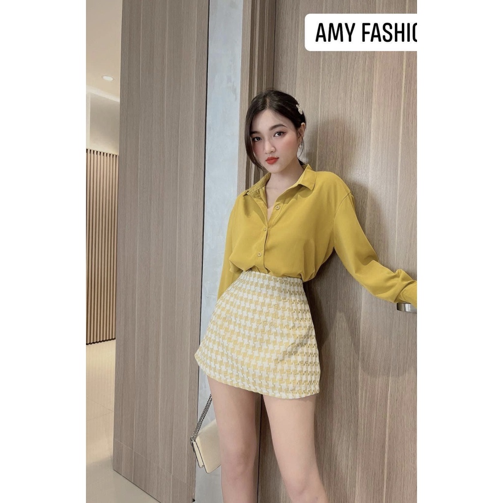 Áo sơ mi đũi voan dài tay nhiều màu sắc