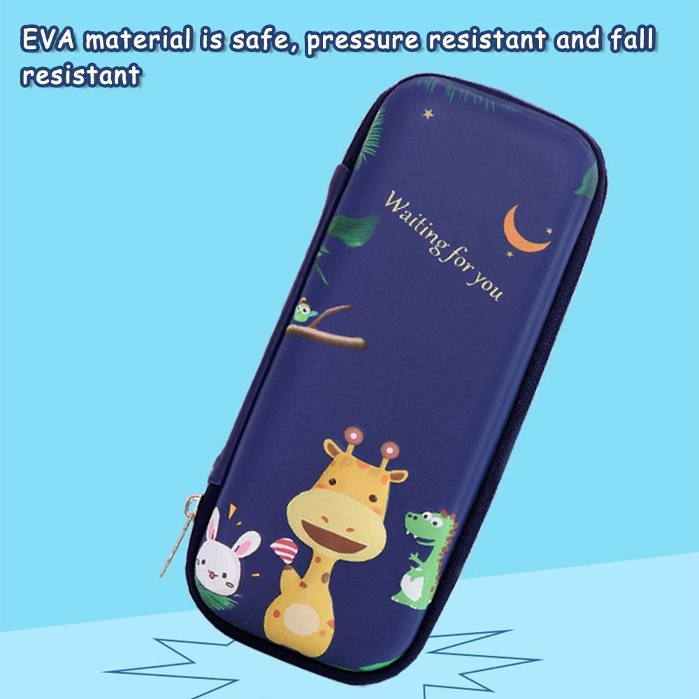 CHOOKEY Hộp Đựng Bút EVA 3D Kích Cỡ Lớn Giá Đỡ