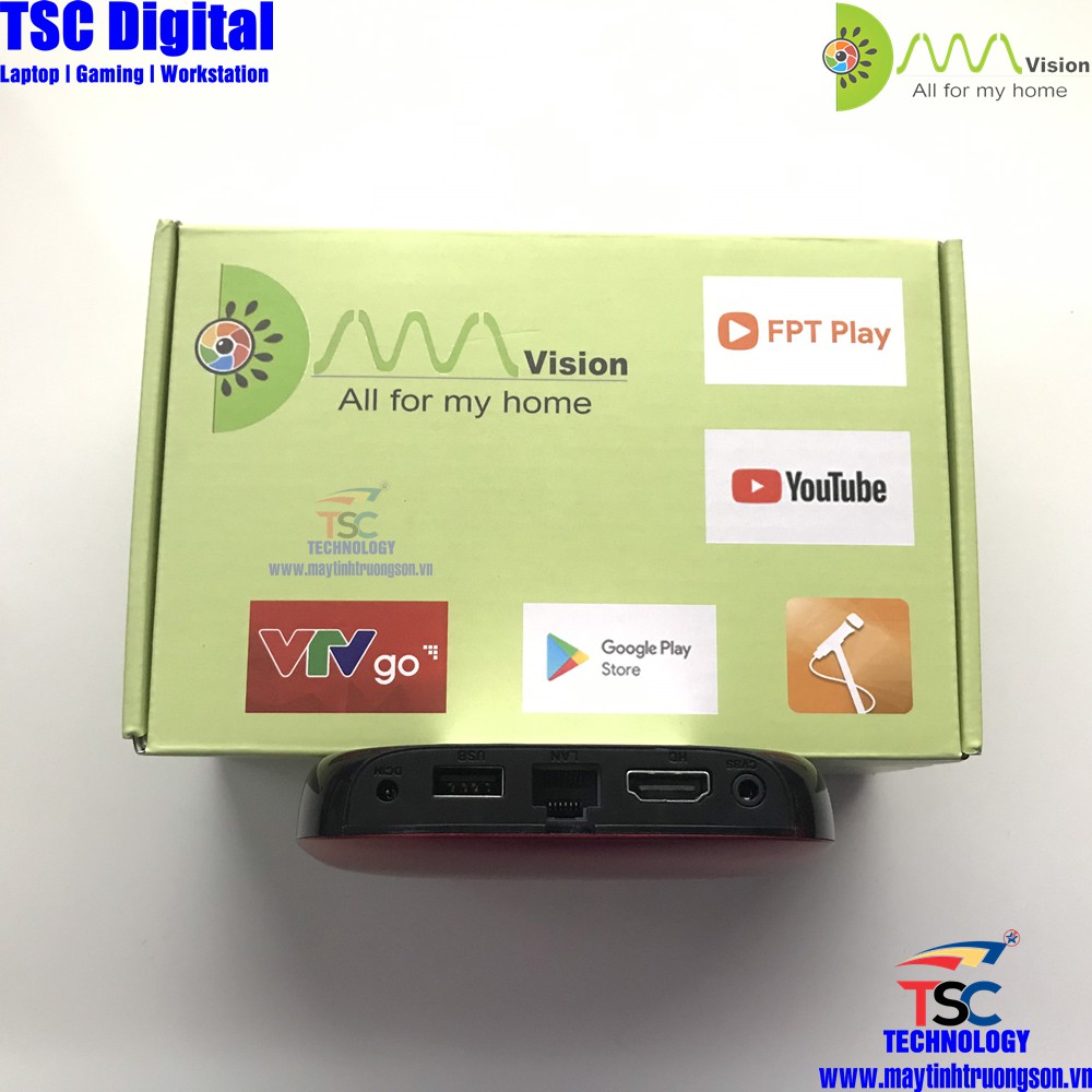 Android Tivi Box Kiwivision X88++ Smart TV Thông Minh Ram 2Gb