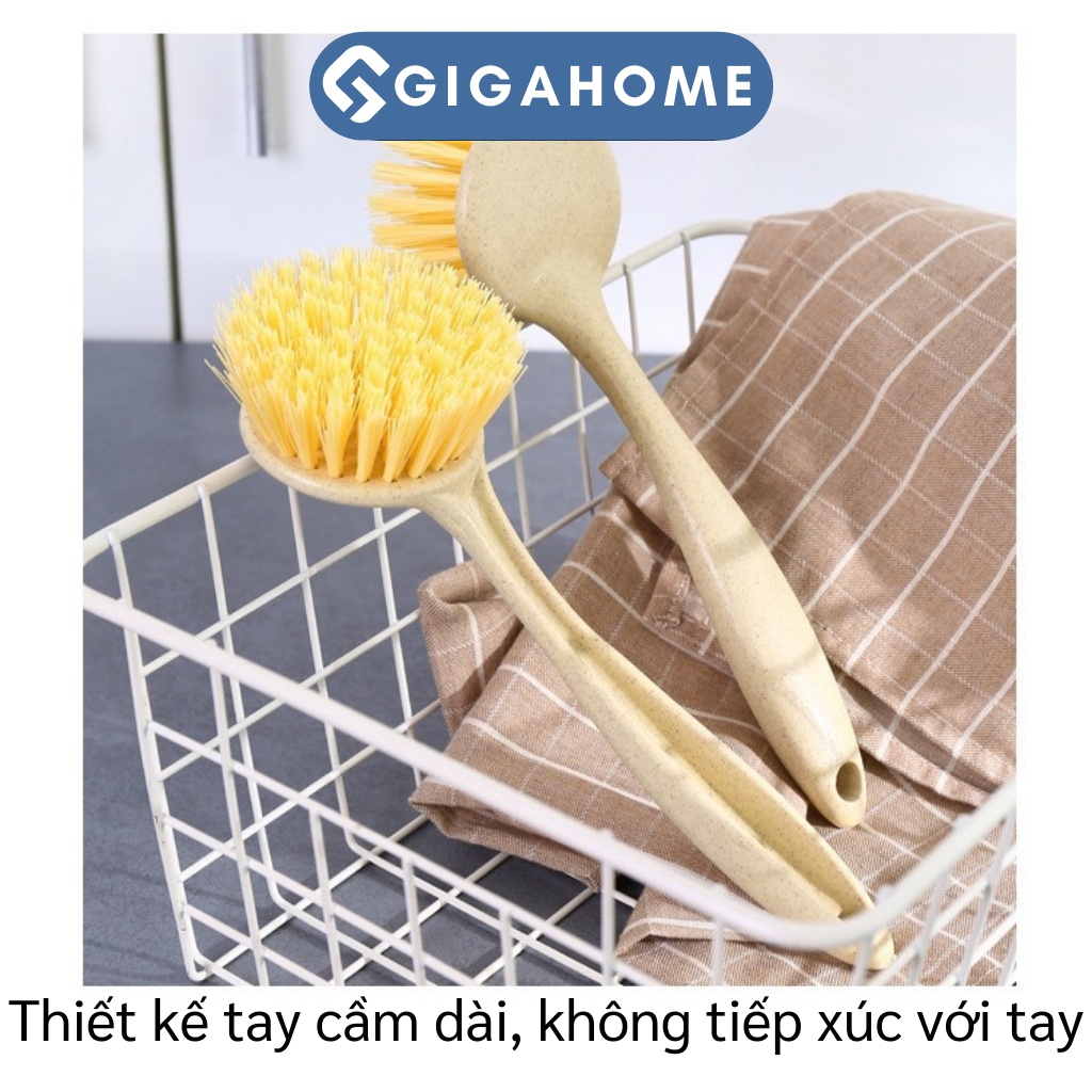 Cọ Rửa Chén, Chà Nồi GIGAHOME Cán Dài, Tiện Lợi 7168