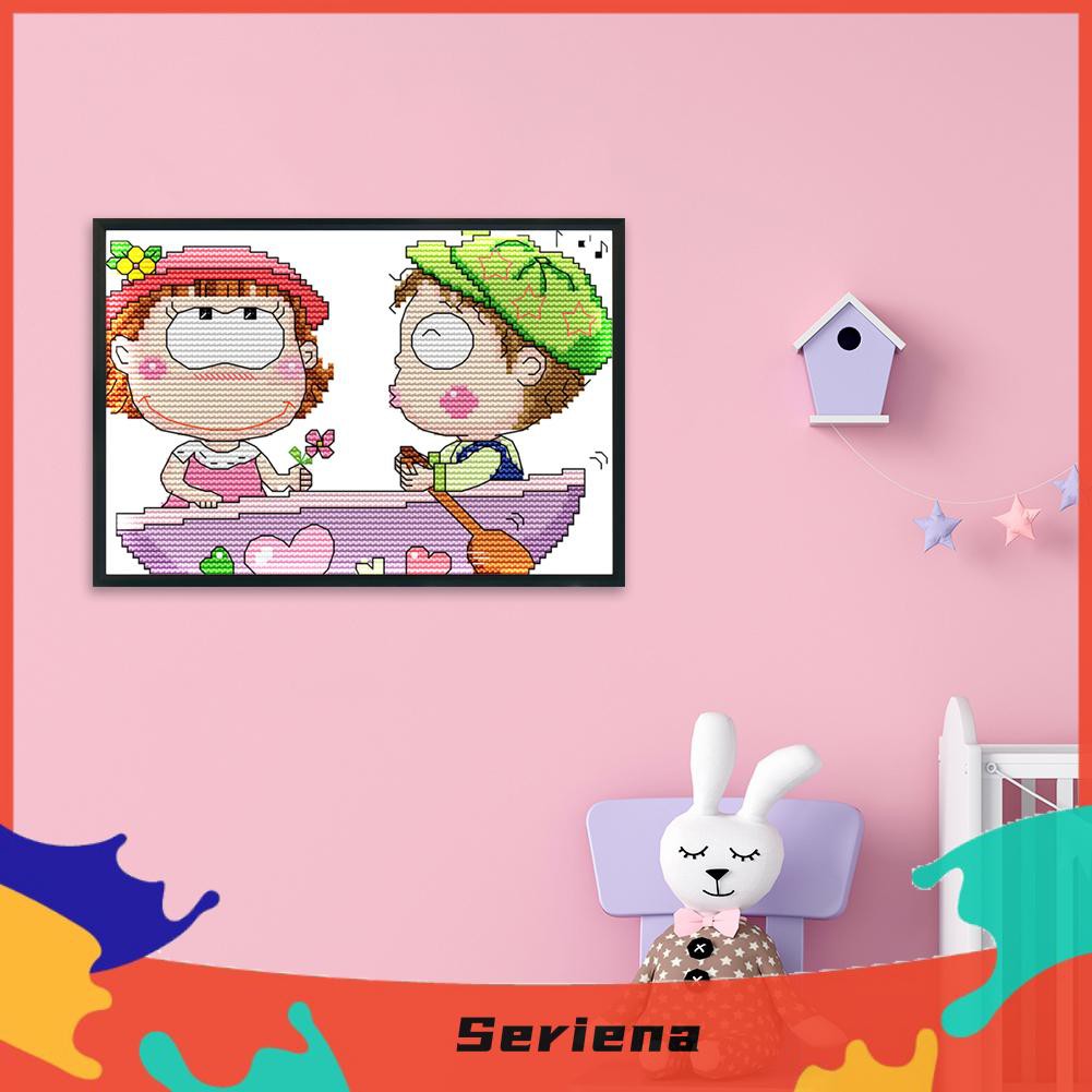 Bộ Dụng Cụ Thêu Tranh 14ct Hình Hoạt Hình Dễ Thương | BigBuy360 - bigbuy360.vn