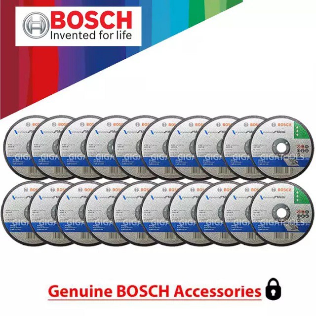 [CHÍNH HÃNG] Đá Cắt Bosch - 2608619343, 105x1.2x16mm (sắt) (Mới), Giá Đại Lý Cấp 1