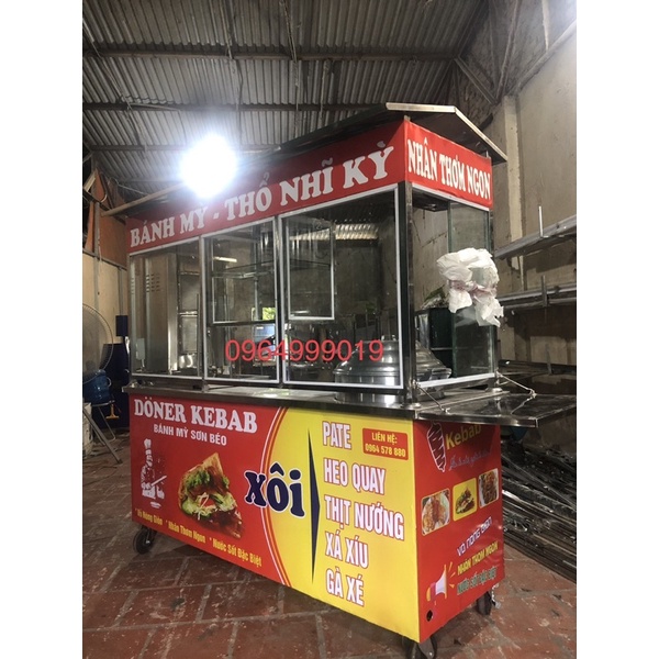 Xe bánh mì doner kebab 1m6