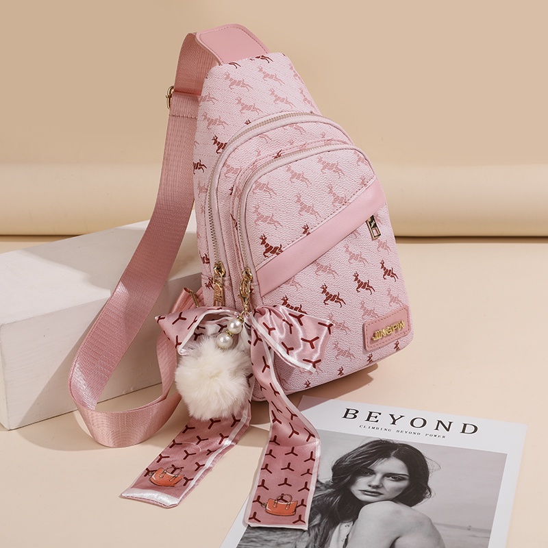 Túi Đeo Trước Ngực Đa Chức Năng Sức Chứa Lớn Phong Cách Ngọt Ngào Mẫu Mới Cho Nữ