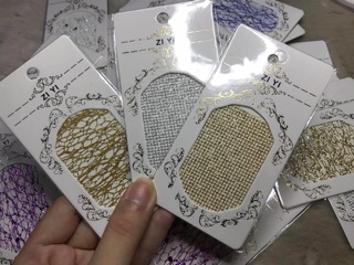 Lưới đắp ẩn, trang trí móng tay