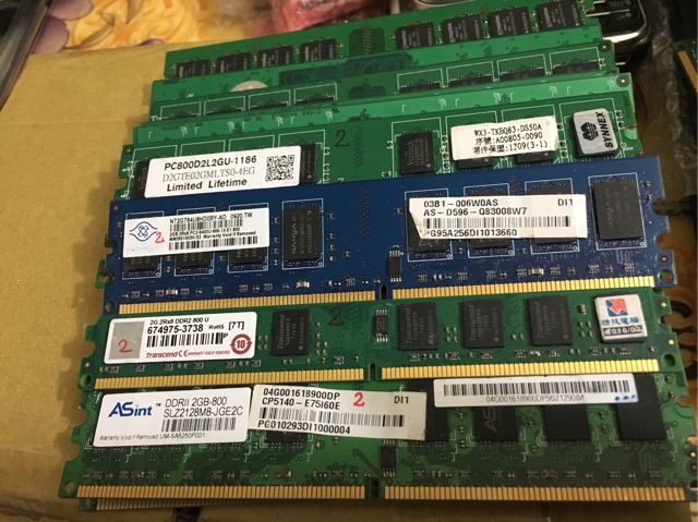 Ram DDR2 2gb bus 800 cho Pc bảo hành 3 tháng