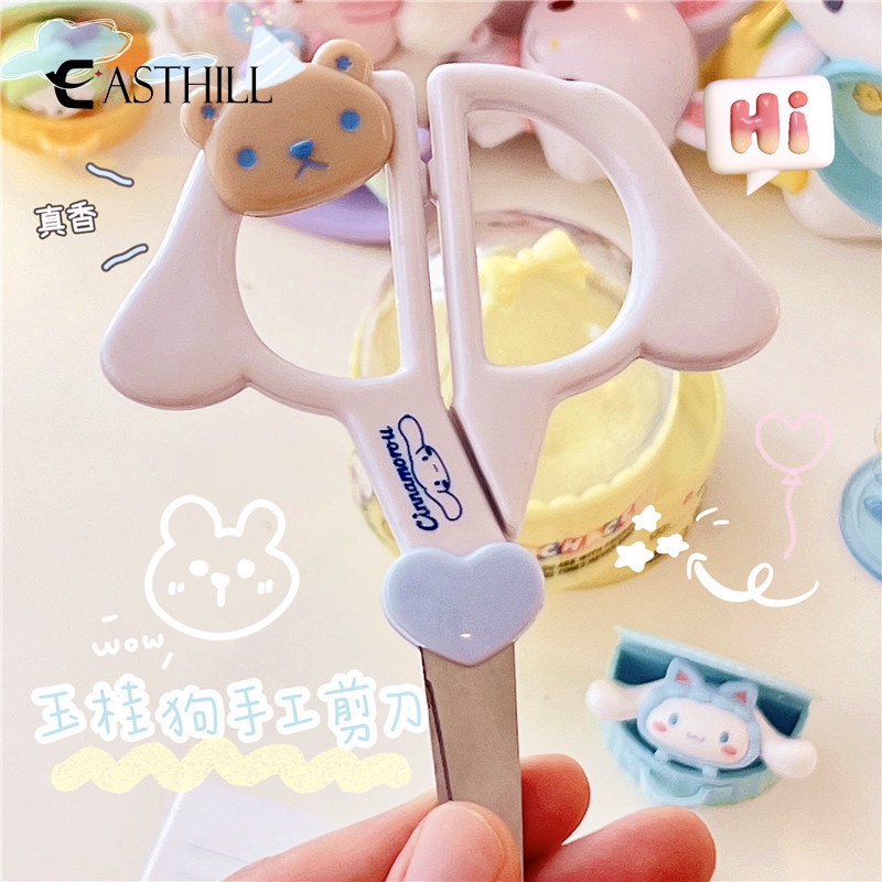 Kéo Hình Chú Gấu Cinnamoroll Dễ Thương Dùng Làm Quà Tặng Cho Bé Gái