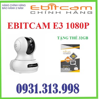 Camera IP hồng ngoại không dây 2.0 Megapixel EBITCAM E3 2Mp