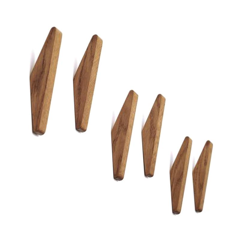 Móc Treo Đồ Gắn Tường Bằng Gỗ Tự Nhiên Tiện Dụng