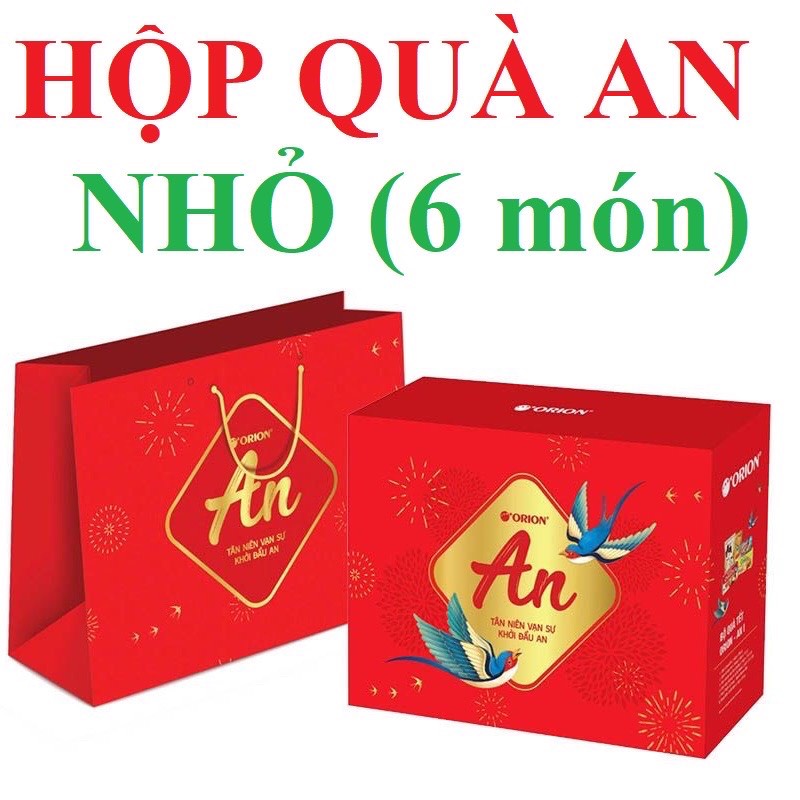 [Q.3] QUẬN 3 [HỎA TỐC] [TẾT] [ĐỘC QUYỀN SHOPEE] HỘP QUÀ TẾT ORION AN 2022 HỘP QUÀ AN SIZE NHỎ 693.7G SIZE LỚN 928.7G