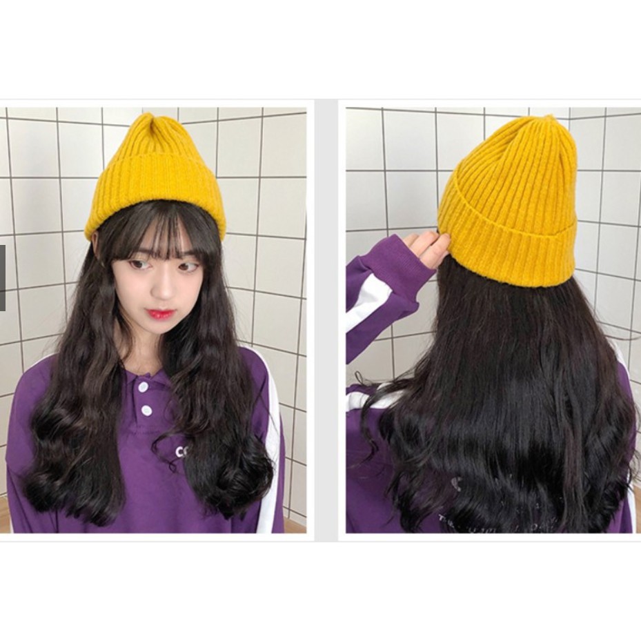 SUXI Mũ len beanie kiểu dáng thời trang dành cho nam