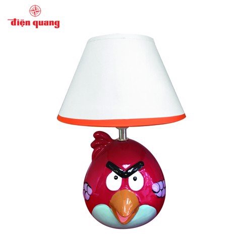 {Hàng_Chính hãng} Đèn gốm sứ trang trí điện quang   ĐQ DL13ww (thân hình chim đỏ ,bóng led 5w ,warmwhite)